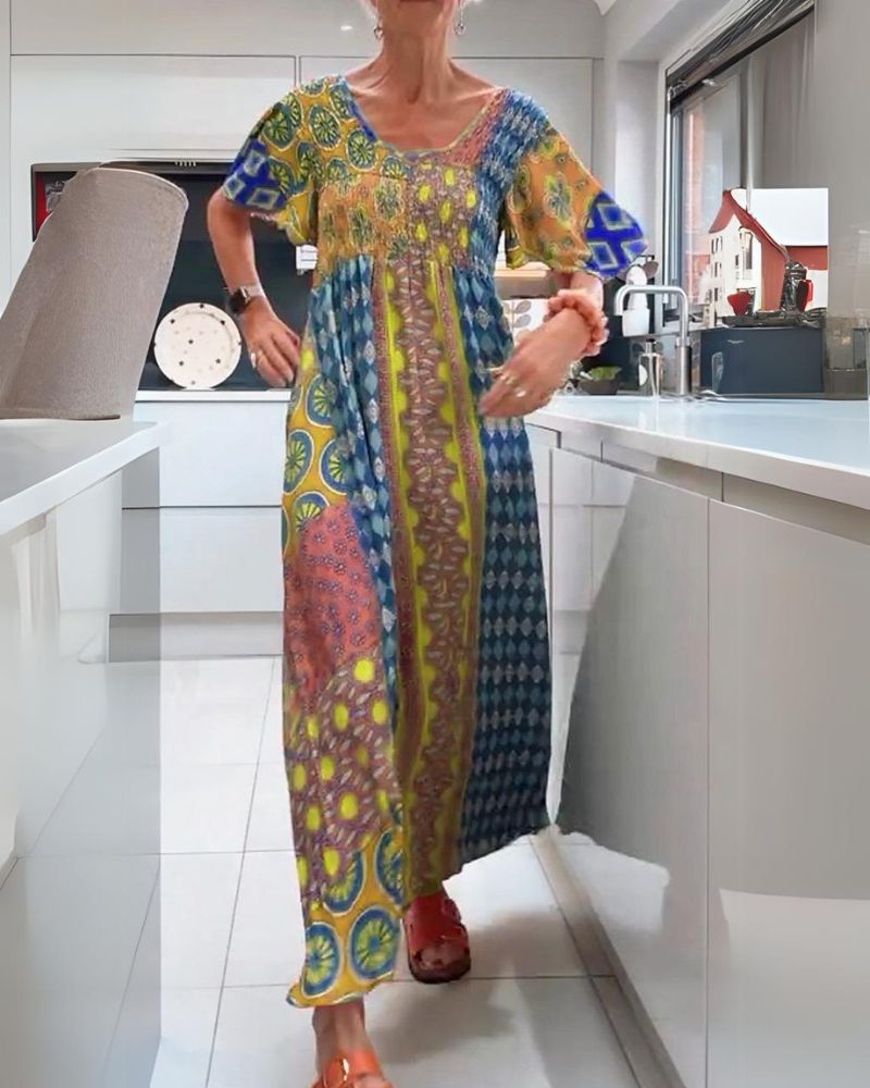 Indie – Colourful Bohemian Dress