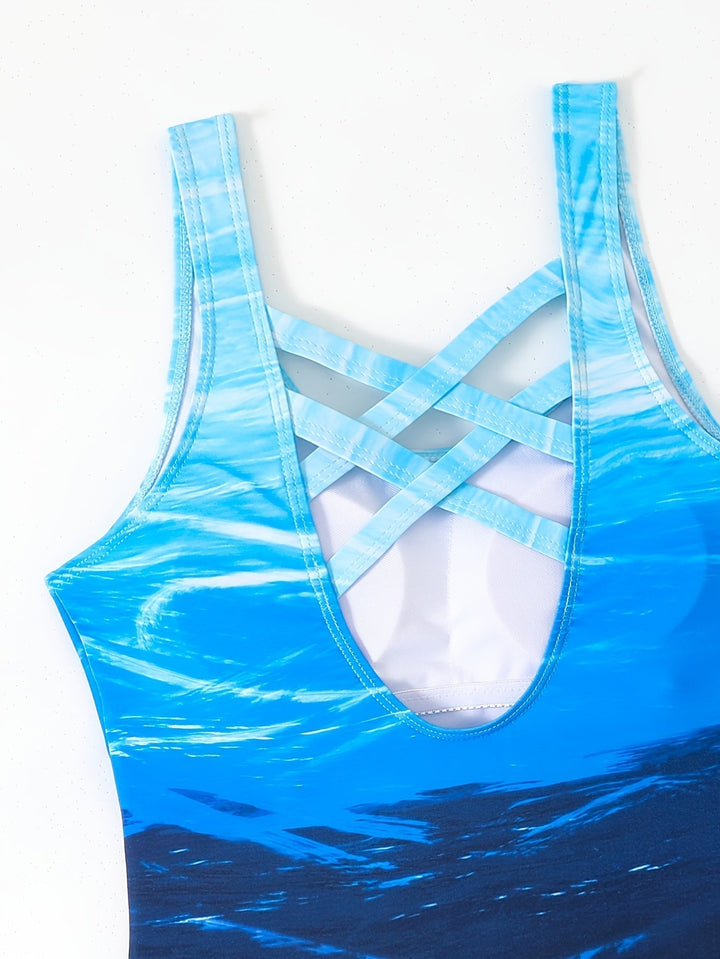 Lynette – Ocean Gradient Swimsuit
