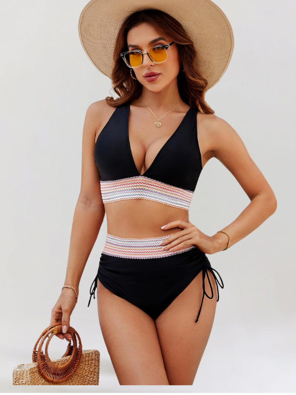 Valerie – High-Waisted Bikini Set with Tummy Control