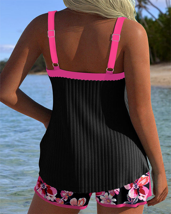 Carolyne – Printed Tankini Set