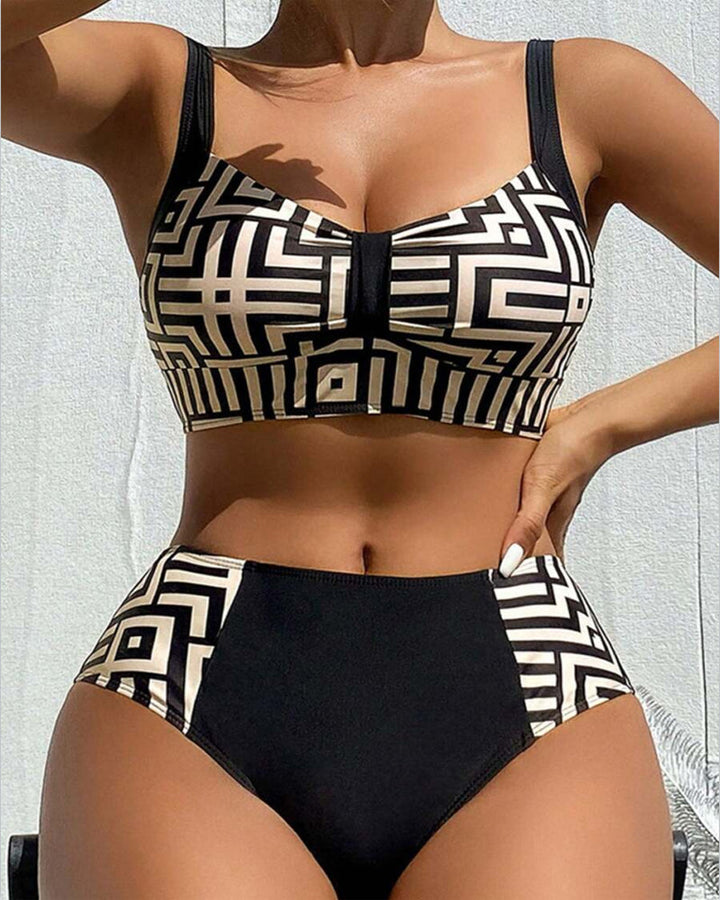 Jenny - Stylish Two-Piece Patterned Bikini