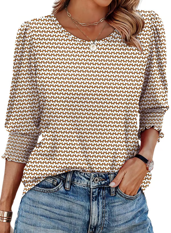 Sienna - Printed Charm Top