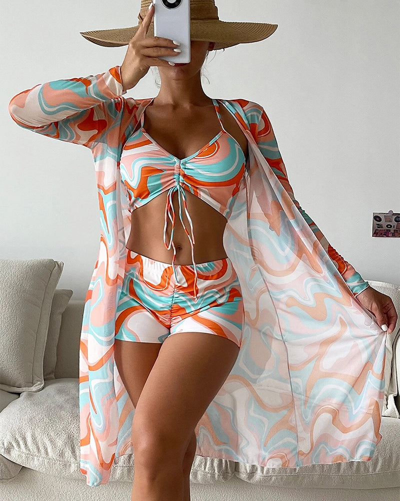 Denise – Retro Wave Swim Set