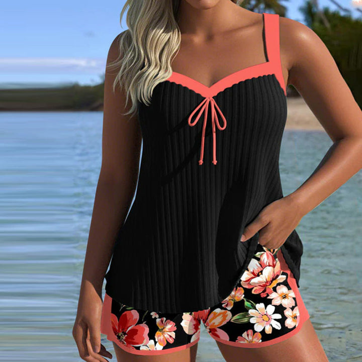 Carolyne – Printed Tankini Set