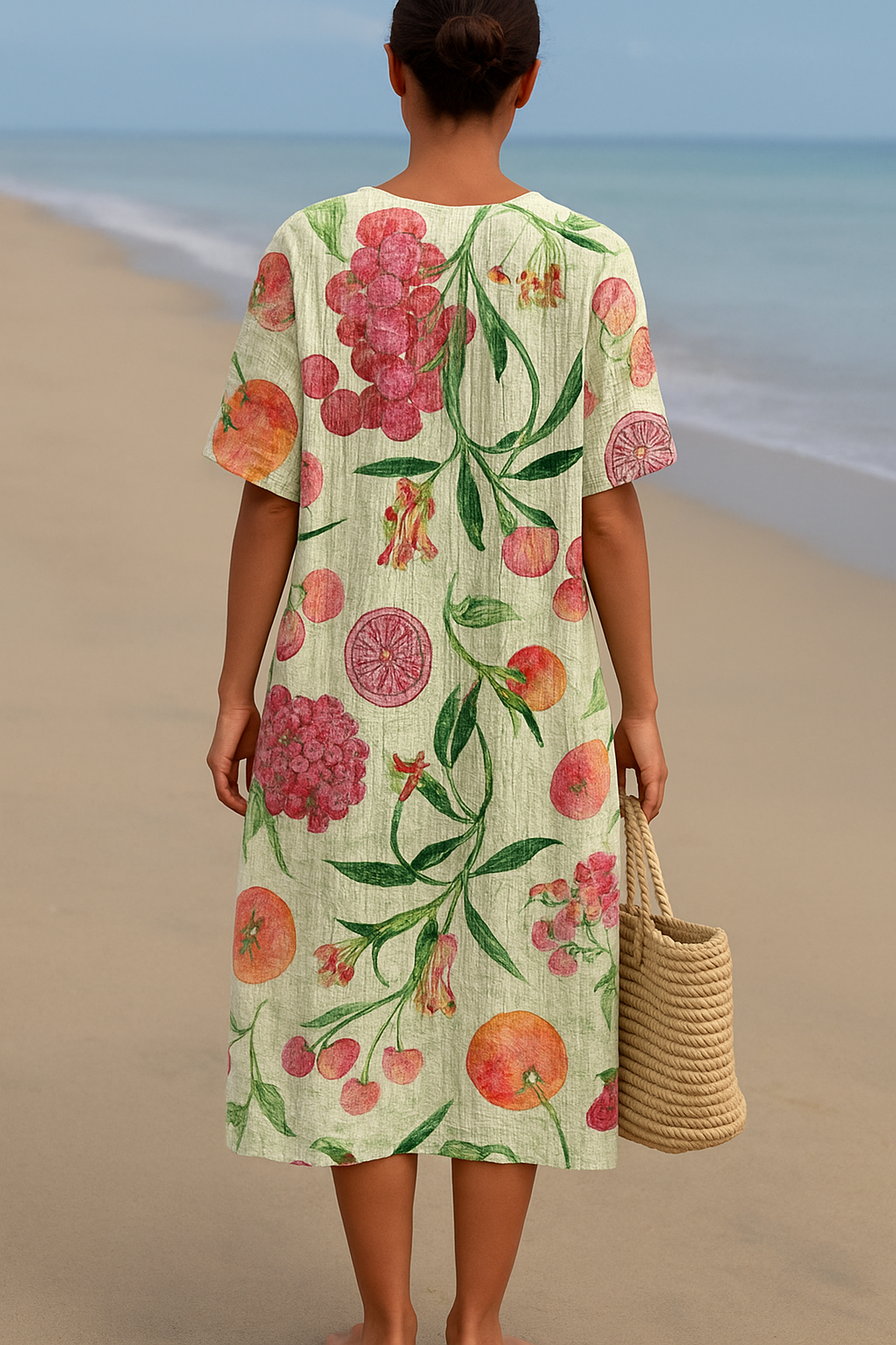 Yvonne - Vintage Botanical Dress
