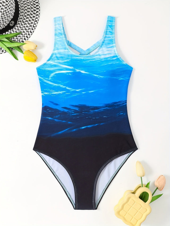 Lynette – Ocean Gradient Swimsuit
