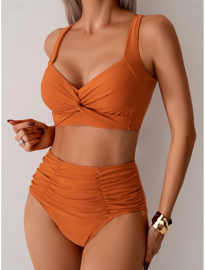 Suzanne - Ruched Fabric Bikini