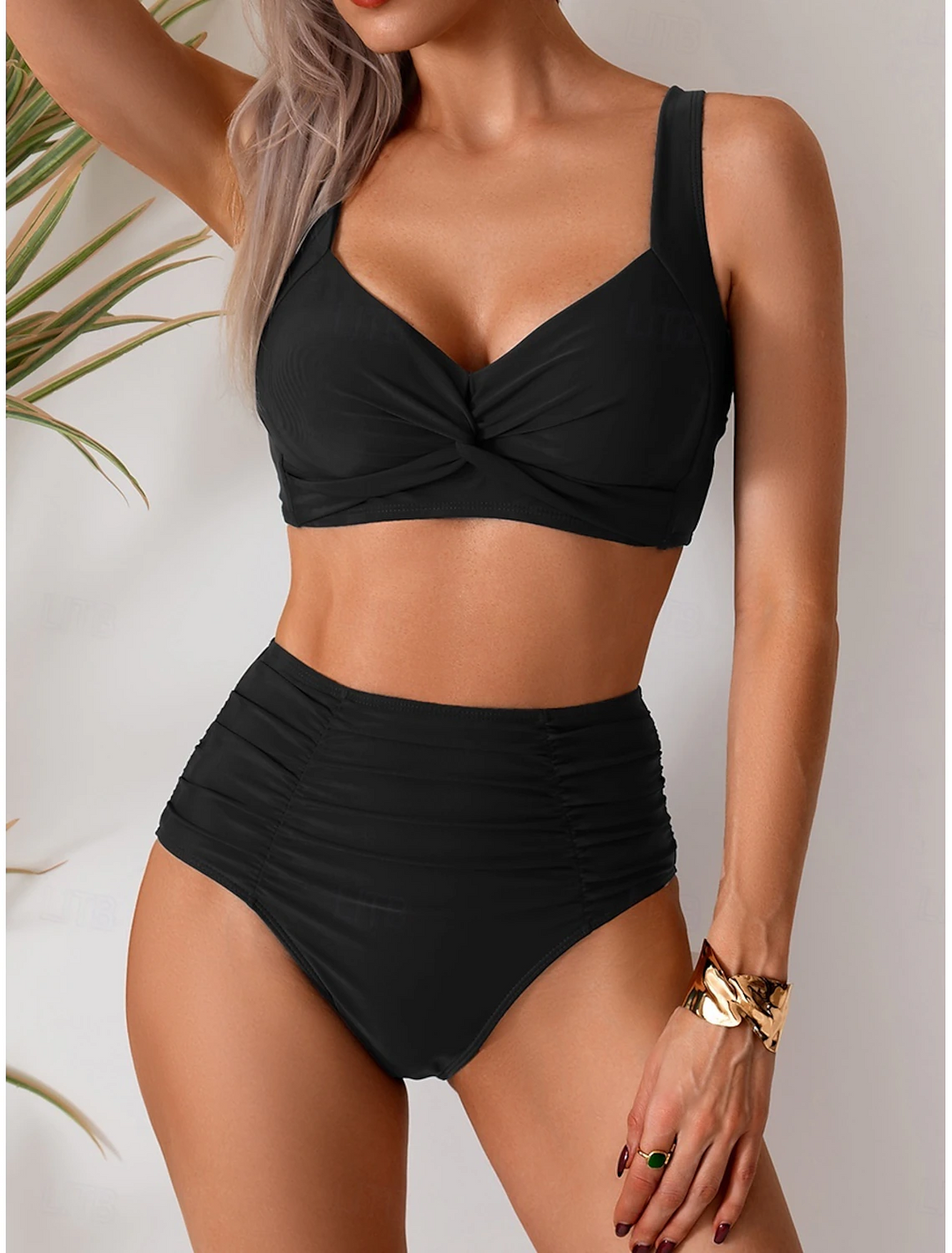 Suzanne - Ruched Fabric Bikini