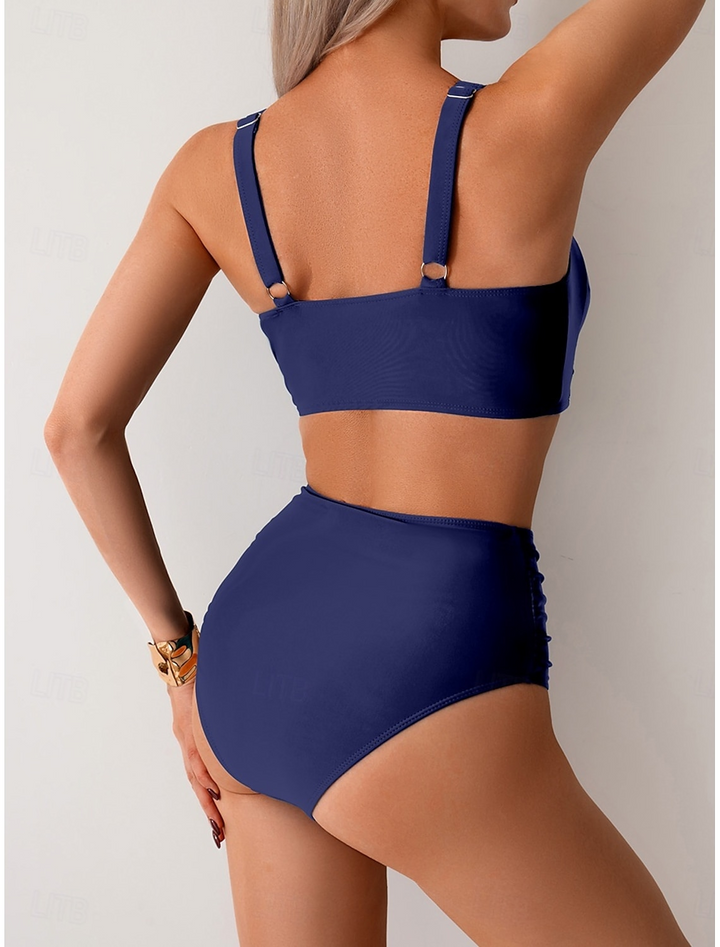 Suzanne - Ruched Fabric Bikini