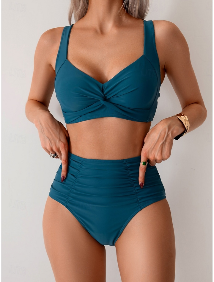 Pauline - Ruched Fabric Bikini