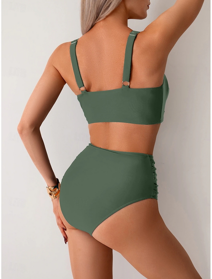 Suzanne - Ruched Fabric Bikini