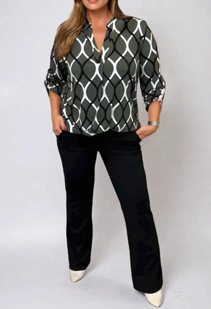 Aurelia - Elegant Pattern Blouse